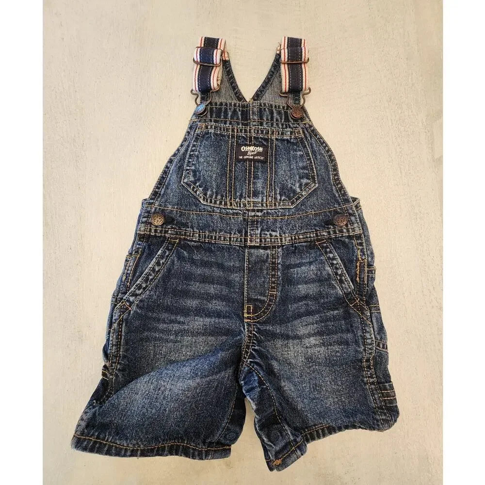 OshKosh B'Gosh Baby SZ 18 Month Overalls Americana